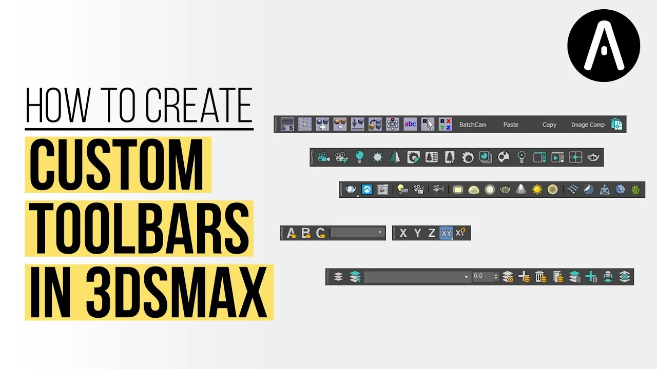 Custom toolbar with script buttons in 3ds Max